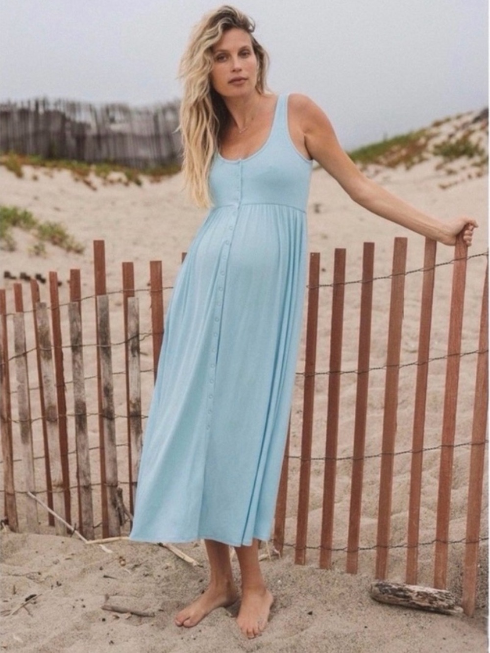 The Softest Rib Nursing Tank Dress